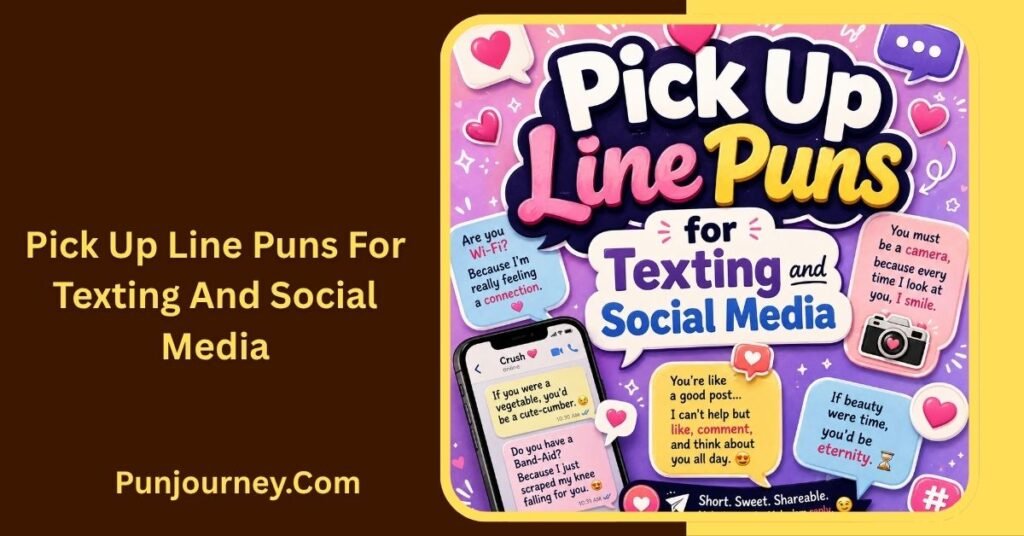 700+ Pick Up Line Puns That Are Funny, Cute & Clever 4 Pick Up Line Puns for Texting and Social Media