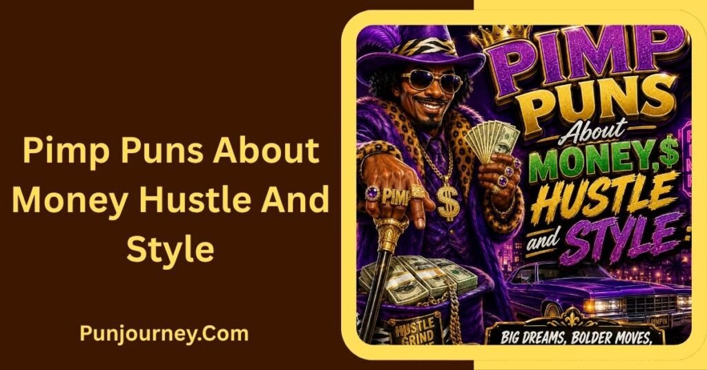 101+ Funny Pimp Puns And Jokes for Clever Smooth Laughs to Share 3 Pimp Puns About Money Hustle and Style