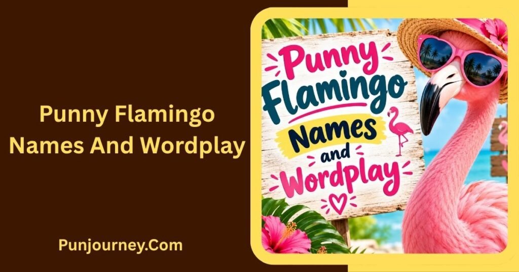 73+ Flamingo Puns That Will Make You Stand Tall and Laugh 4 Punny Flamingo Names and Wordplay
