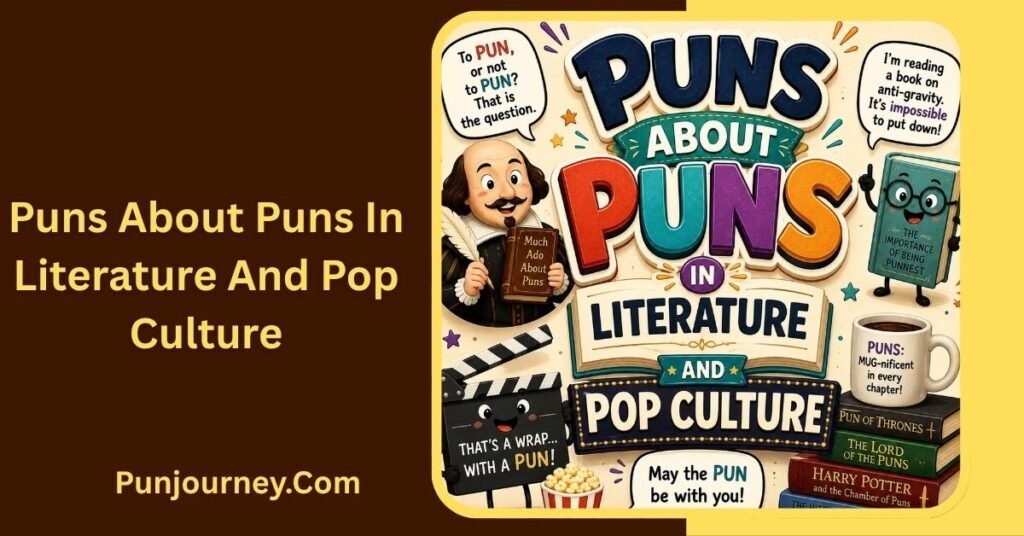 Puns About Puns in Literature and Pop Culture