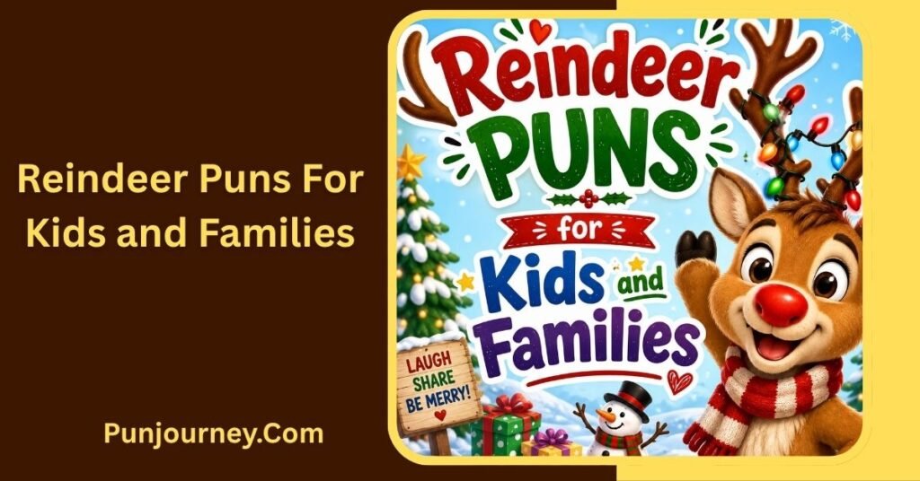 14+ Amazing Reindeer Puns for a Fun-Filled Holiday Season 3 Reindeer Puns for Kids and Families
