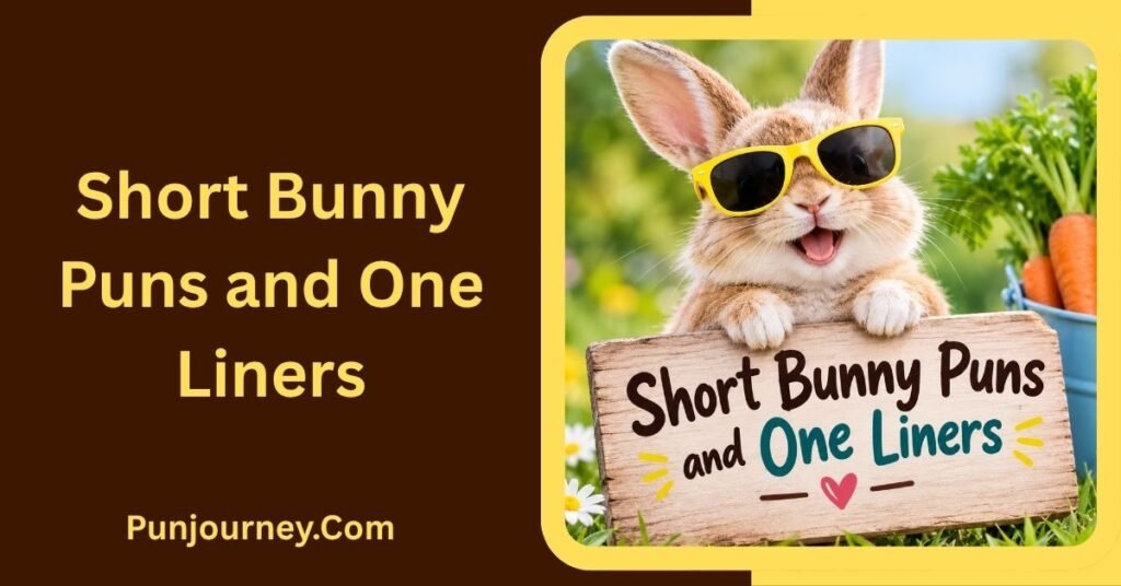 50+ Bunny Rabbit Puns: Funny, Cute & Hoppy Ideas for Every Occasion 2 Short Bunny Puns and One Liners