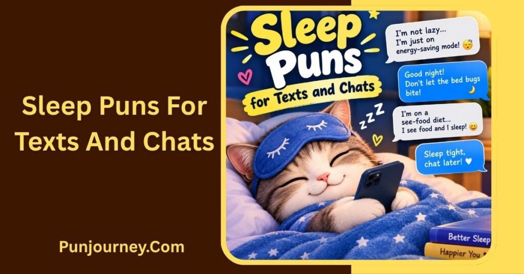 Sleep Puns for Texts and Chats