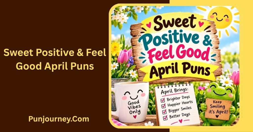 April Puns 10+ Funny, Cute & Clever Puns for Spring 4 Sweet Positive & Feel Good April Puns