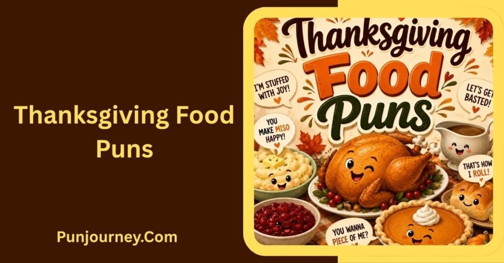 300+ Thanksgiving Day Puns Everyone Love for Captions and Cards 3 Thanksgiving Food Puns