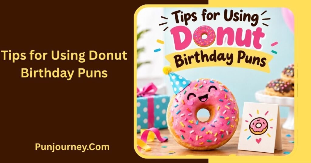 11+ Donut Birthday Puns That Will Make Every Birthday Sweeter 4 Tips for Using Donut Birthday Puns