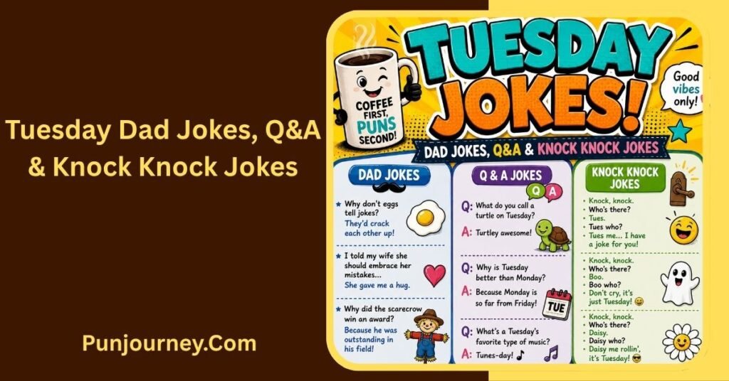 Tuesday Dad Jokes, Q&A & Knock Knock Jokes