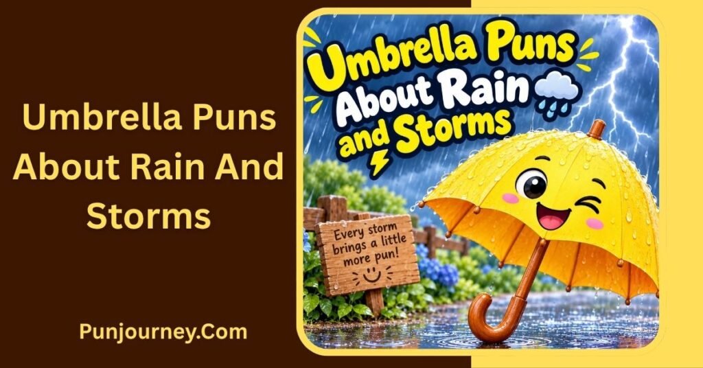 Umbrella Puns About Rain and Storms