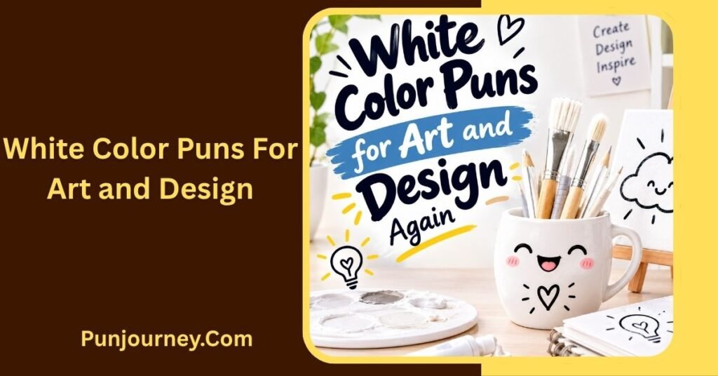 White Color Puns for Art and Design