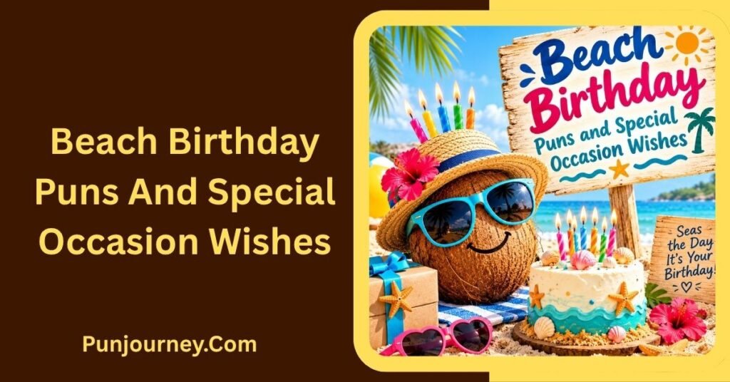 600+ Beach Puns That Will Make Every Beach Day More Fun 4 Beach Birthday Puns and Special Occasion Wishes