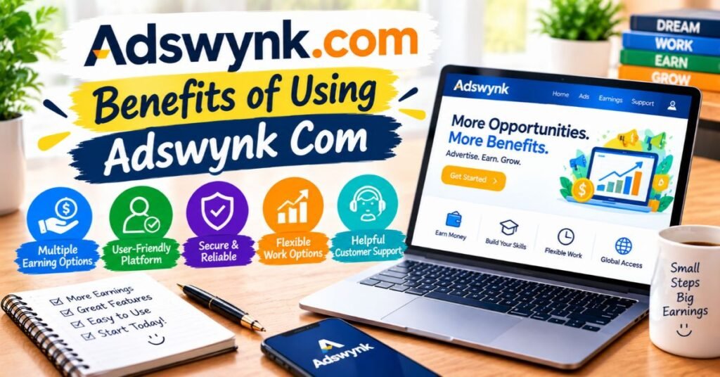 Adswynk Com Review: Features, How It Works, Earnings, and Safety in 2026 4 Benefits of Using Adswynk Com