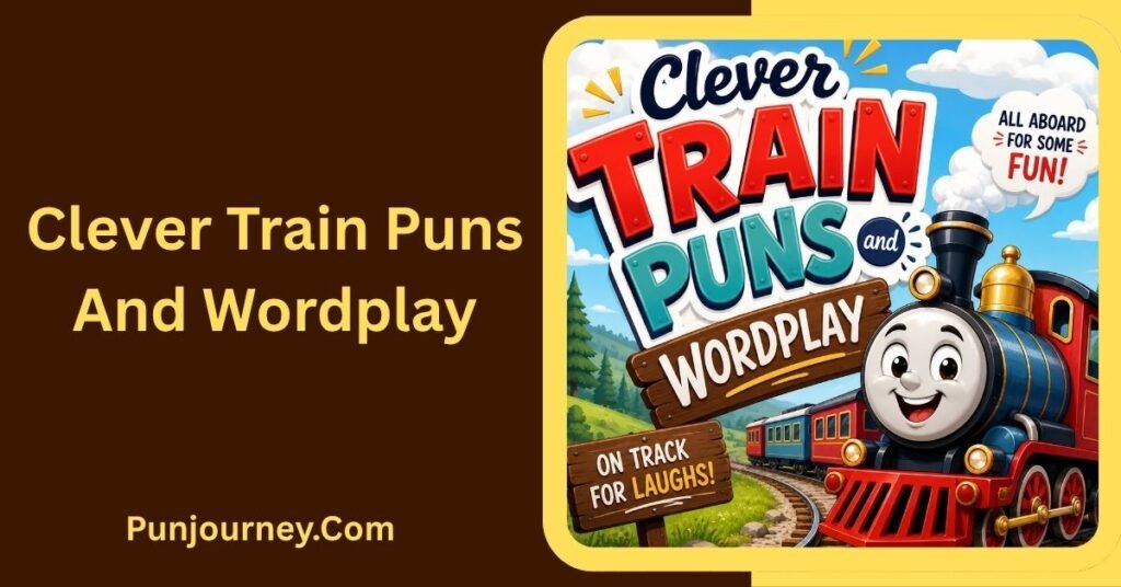 62+ Train Puns That Will Keep You Laughing on Track 2 Clever Train Puns and Wordplay