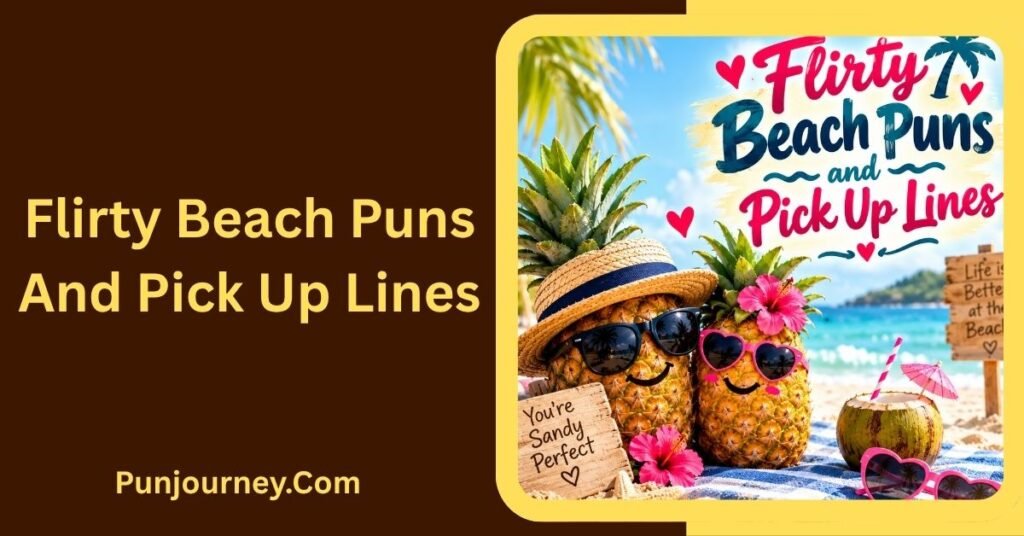 600+ Beach Puns That Will Make Every Beach Day More Fun 3 Flirty Beach Puns and Pick Up Lines