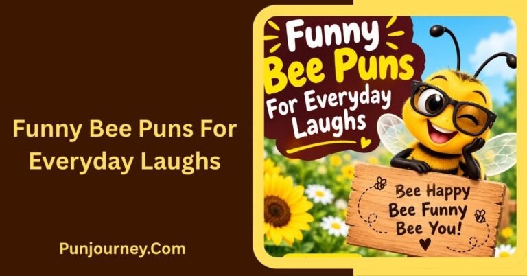 Funny Bee Puns for Everyday Laughs