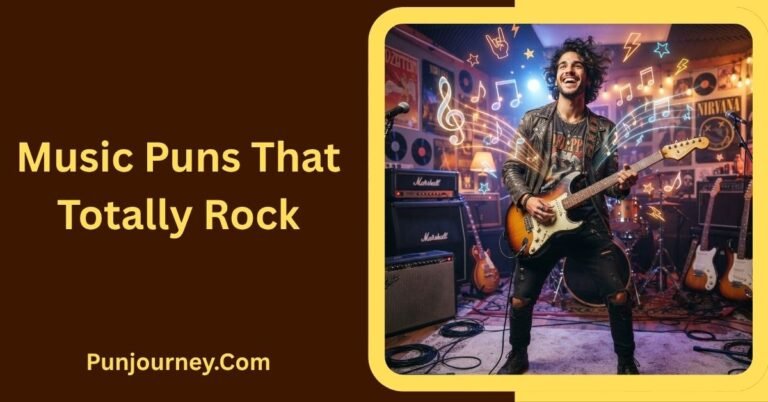 Music Puns That Totally Rock