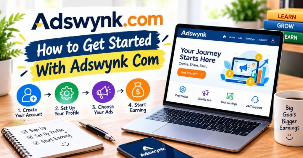 Adswynk Com Review: Features, How It Works, Earnings, and Safety in 2026 2 How to Get Started With Adswynk Com