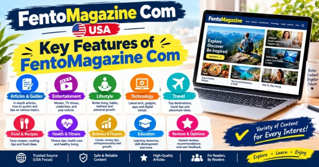 FentoMagazine Com USA Complete Guide to Features, Content Safety and Reviews 2026 3 Key Features of FentoMagazine Com USA