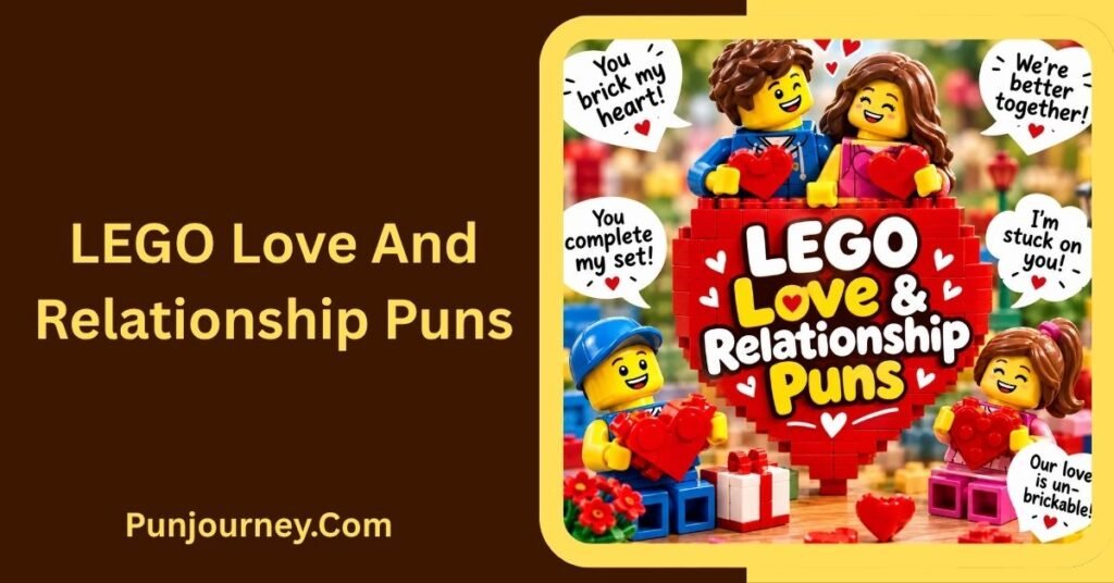 83+ LEGO Puns That Will Snap Together Big Laughs 3 LEGO Love and Relationship Puns