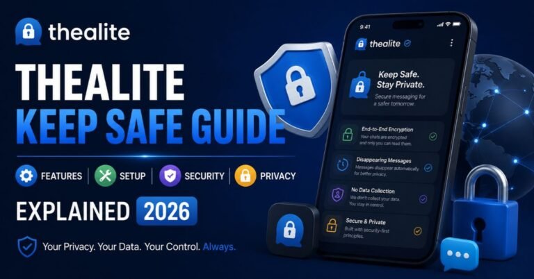 Thealite Keep Safe Guide Features, Setup, Security, and Privacy Explained 2026