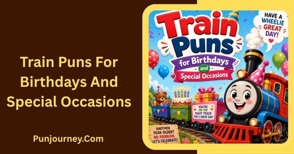 62+ Train Puns That Will Keep You Laughing on Track 4 Train Puns for Birthdays and Special Occasions