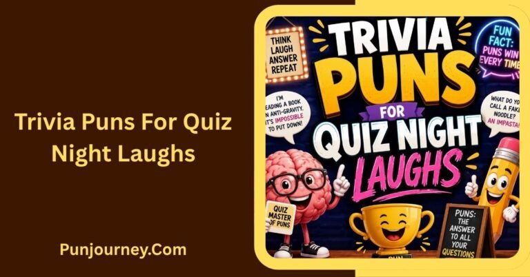 Trivia Puns For Quiz Night Laughs
