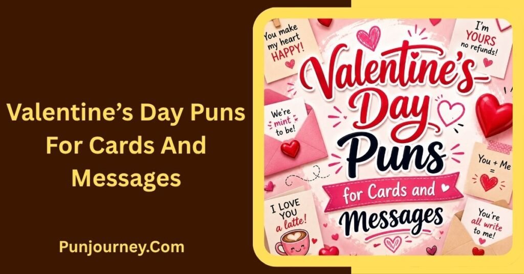 Valentine’s Day Puns for Cards and Messages