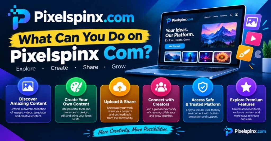 Pixelspinx Com A Deep Dive Into Features Safety & Legitimacy Guide 2026 3 What Can You Do on Pixelspinx Com