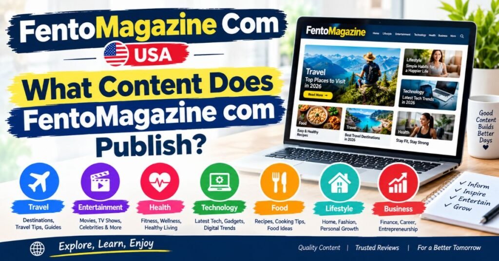 FentoMagazine Com USA Complete Guide to Features, Content Safety and Reviews 2026 2 What Content Does FentoMagazine com Publish
