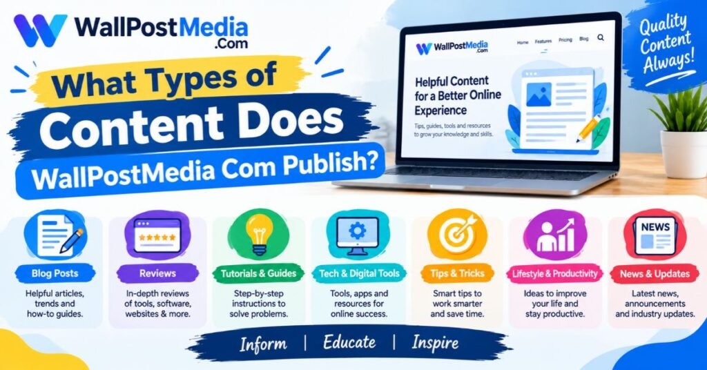 What Types of Content Does WallPostMedia Com Publish 