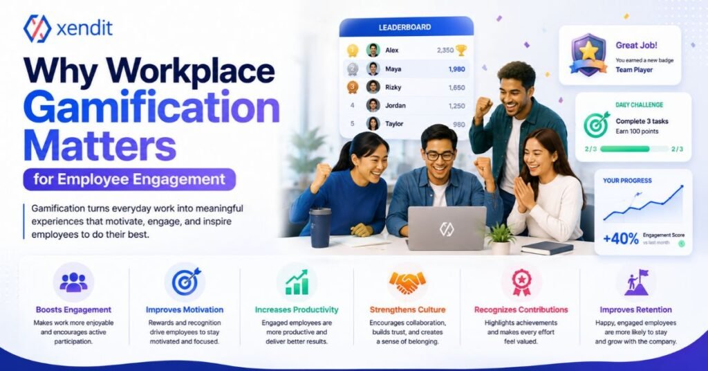 Xendit Gamification Summit at Work Complete Guide 2026 3 Why Workplace Gamification Matters for Employee Engagement